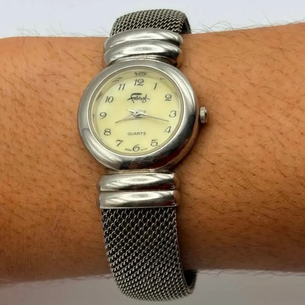 Silver Falenge Cuff Watch